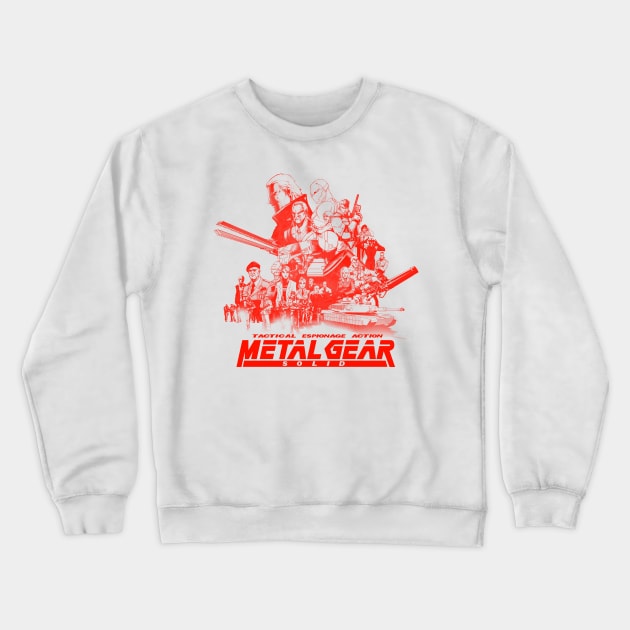 Metal Gear Solid (Red Shade Version) Crewneck Sweatshirt by CoolDojoBro